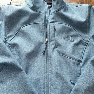 The North Face Womens Small Blue Soft Shell WindWall Zip Jacket
